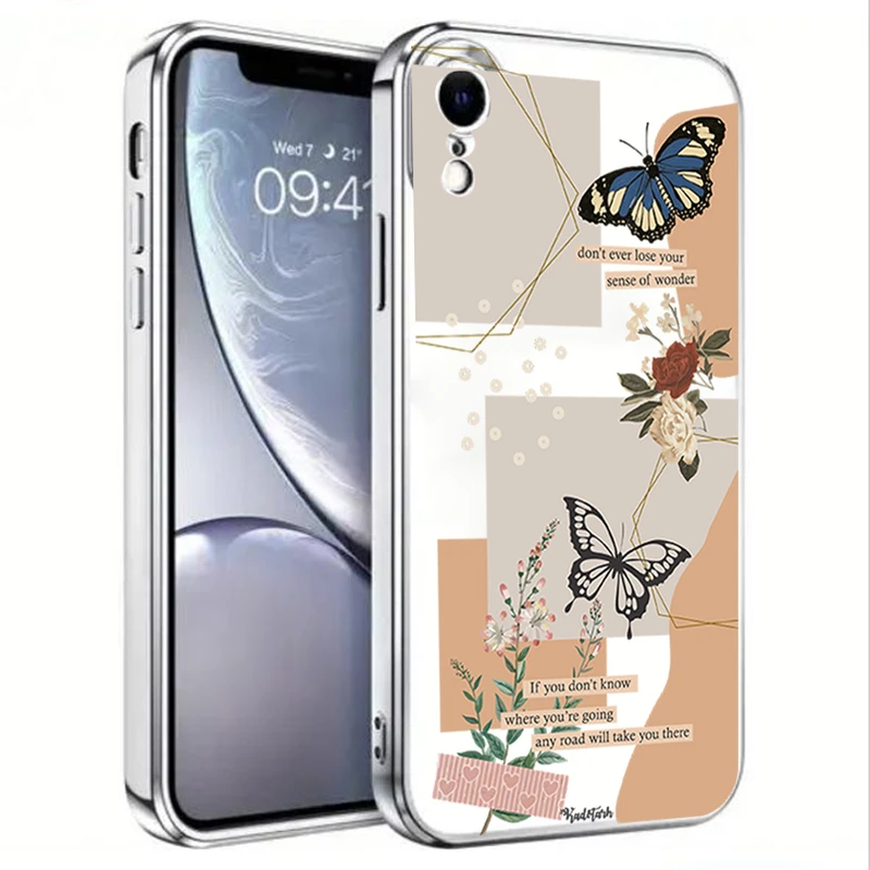 کاور طرح Butterfly مناسب برای گوشی موبایل اپل Iphone Xr