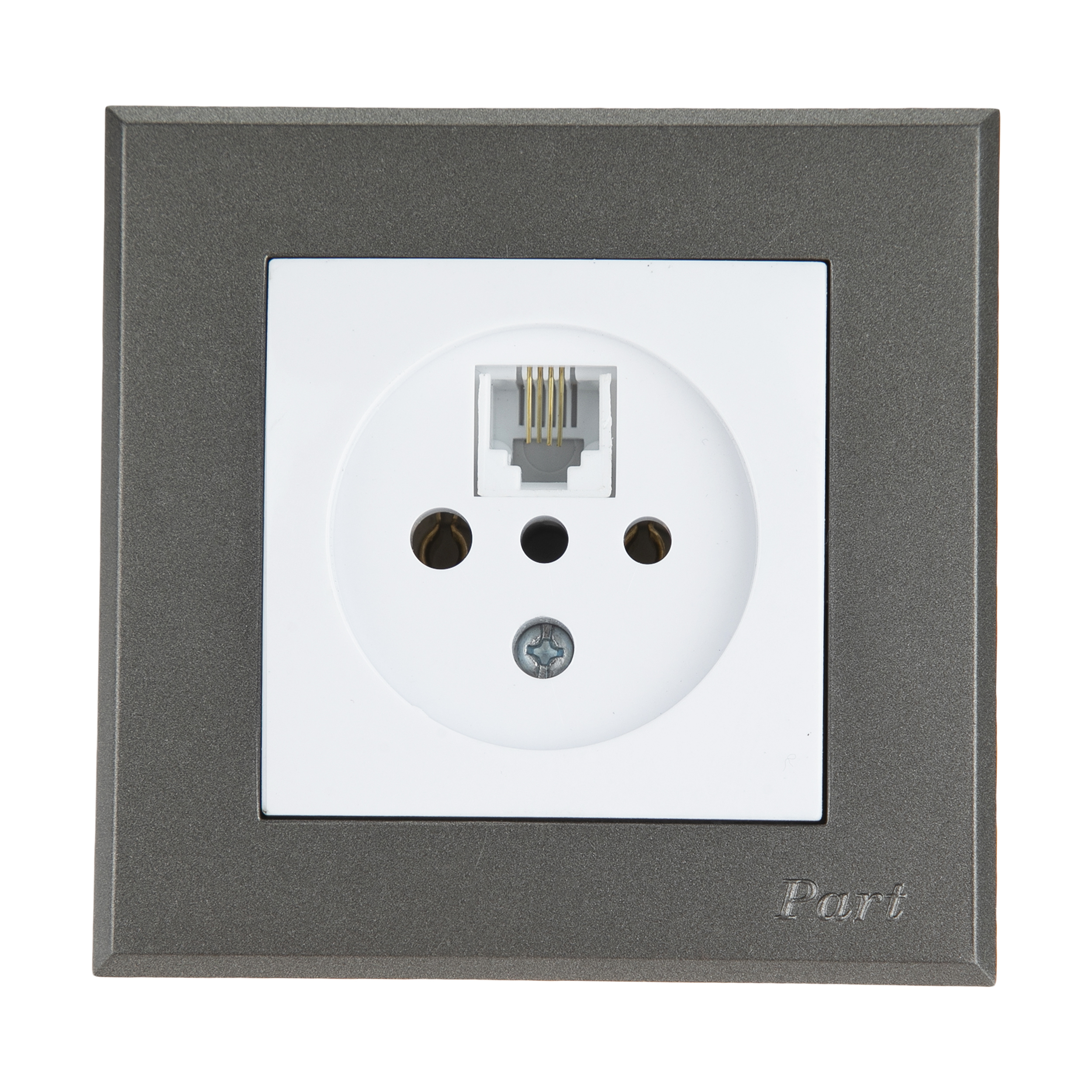 پریز تلفن پارت الکتریک مدل آرا کد 3450W4028