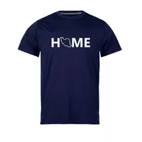تی شرت آستین کوتاه مردانه مدل  HOME_N1_0093 رنگ سرمه ای