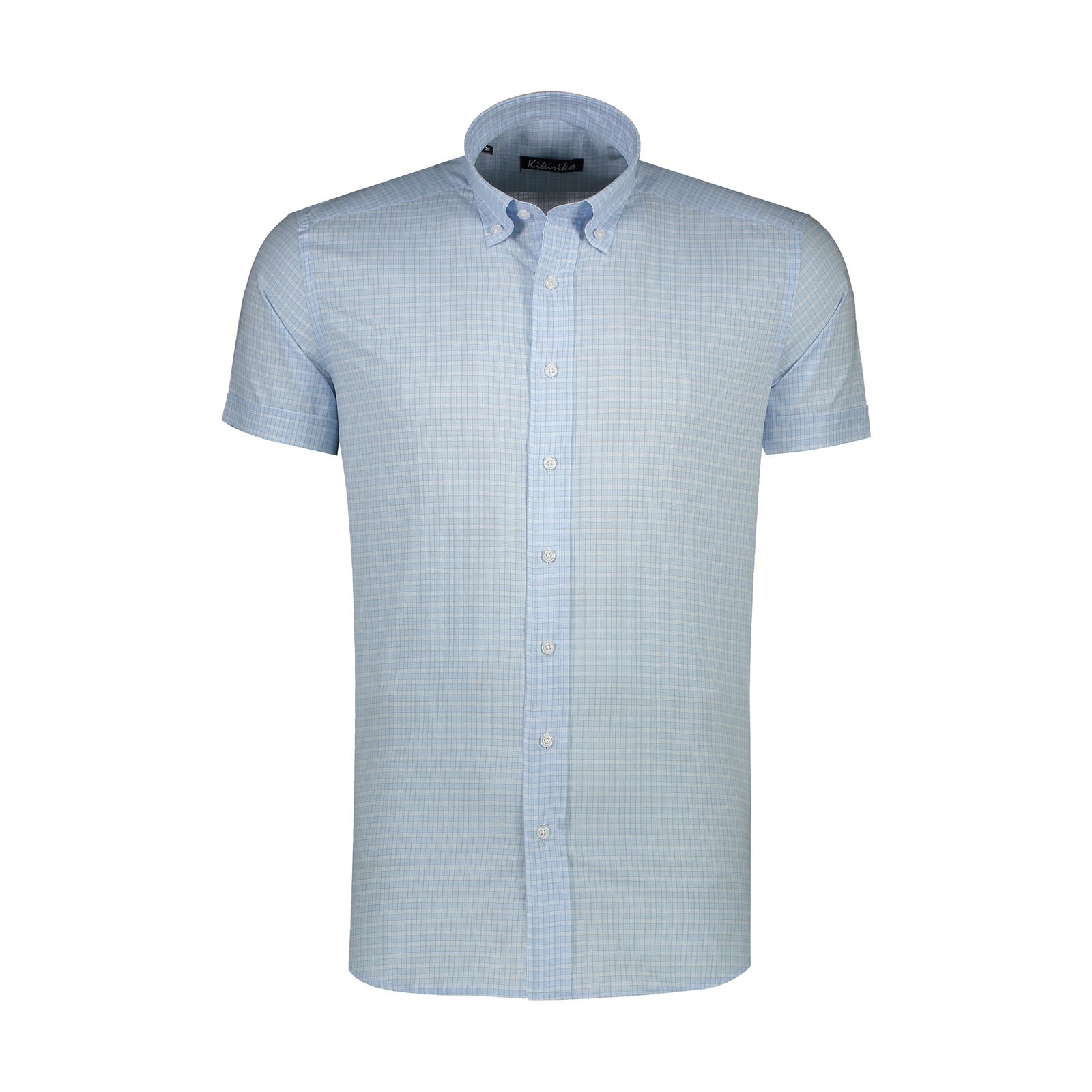 پیراهن آستین کوتاه مردانه کیکی رایکی مدل MBB20169-372 -  - 1