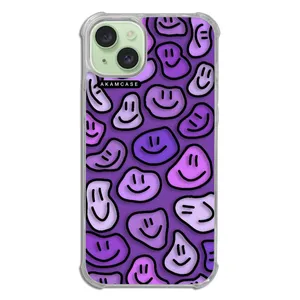 AKAM AMCWTA15PLUS-HAPPY FACE12 Cover For Apple iPhone 15 Plus