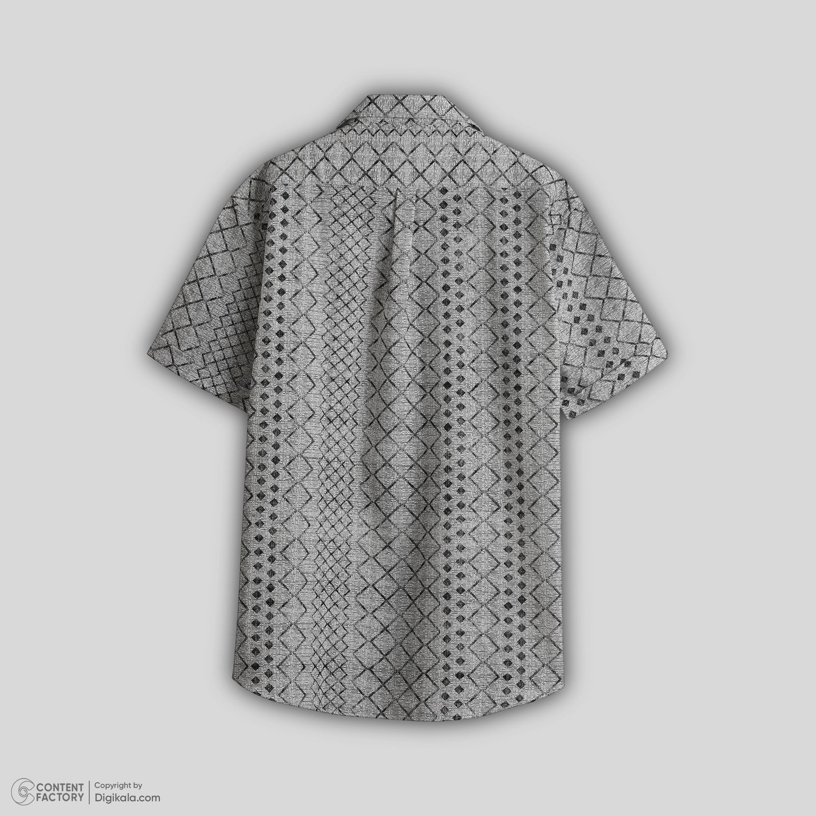 پیراهن آستین کوتاه یقه برگردان مردانه فریولی مدل 111200102 -  - 3