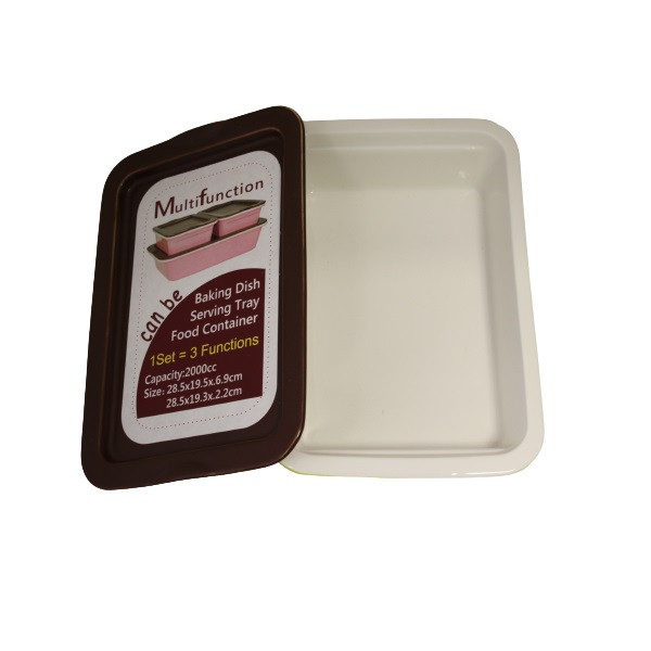 ظرف پخت یونیک استار مدل DC1ZH451-AB مجموعه 3 عددی
