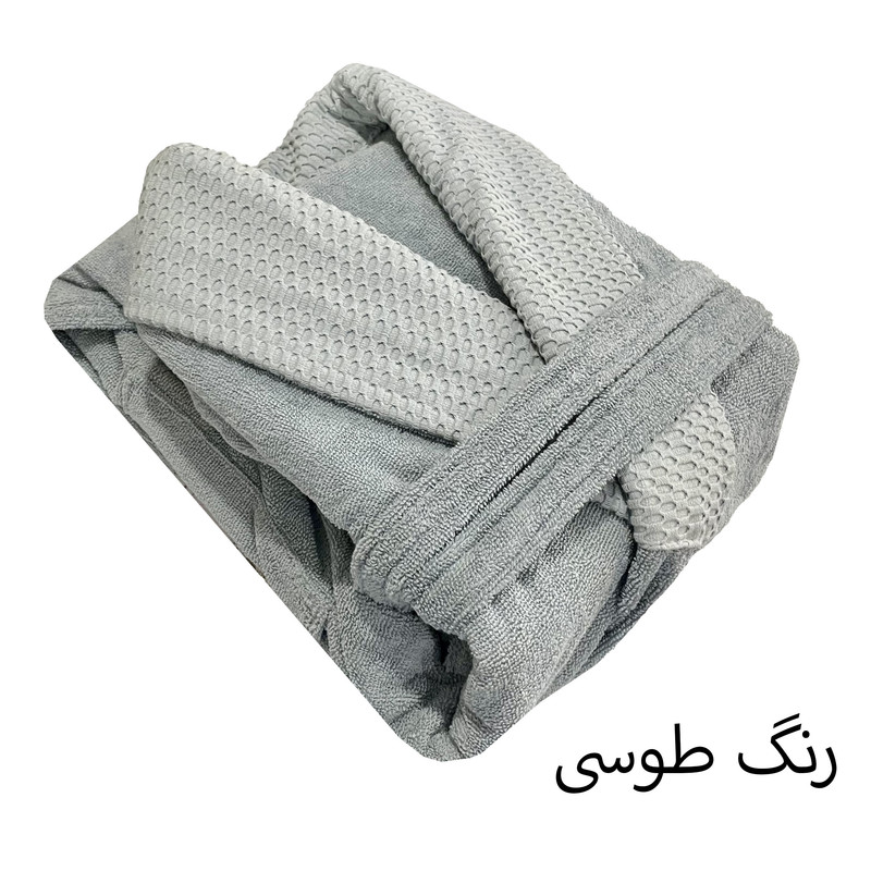 حوله پالتویی پودیران بافت  مدل یاقوتی ابریشمی سایز 126