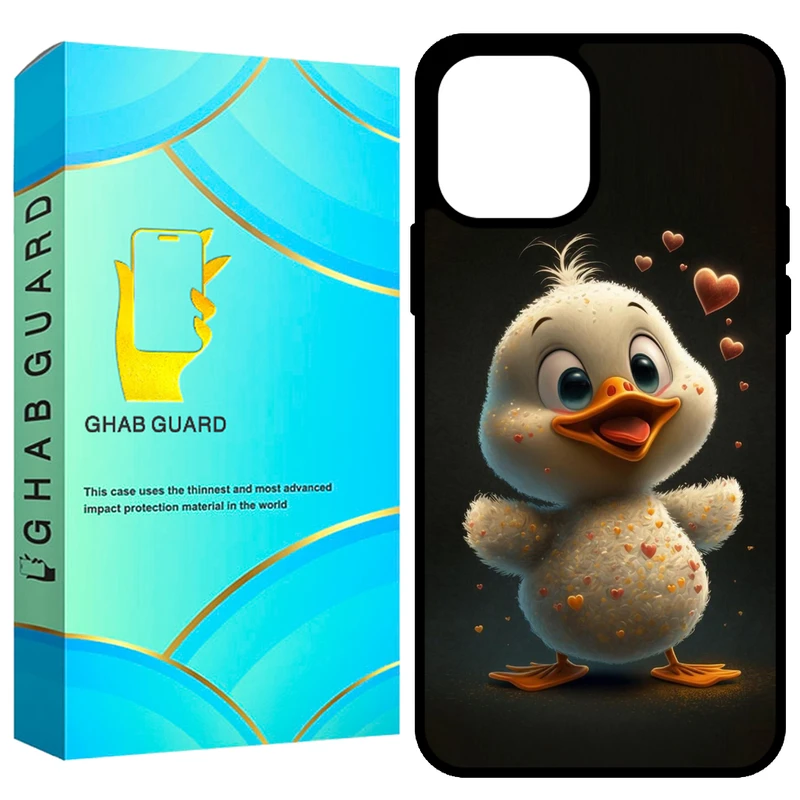  کاور قاب گارد طرح جوجه اردک مدل GCHP12P مناسب برای گوشی موبایل اپل iPhone 12 Pro