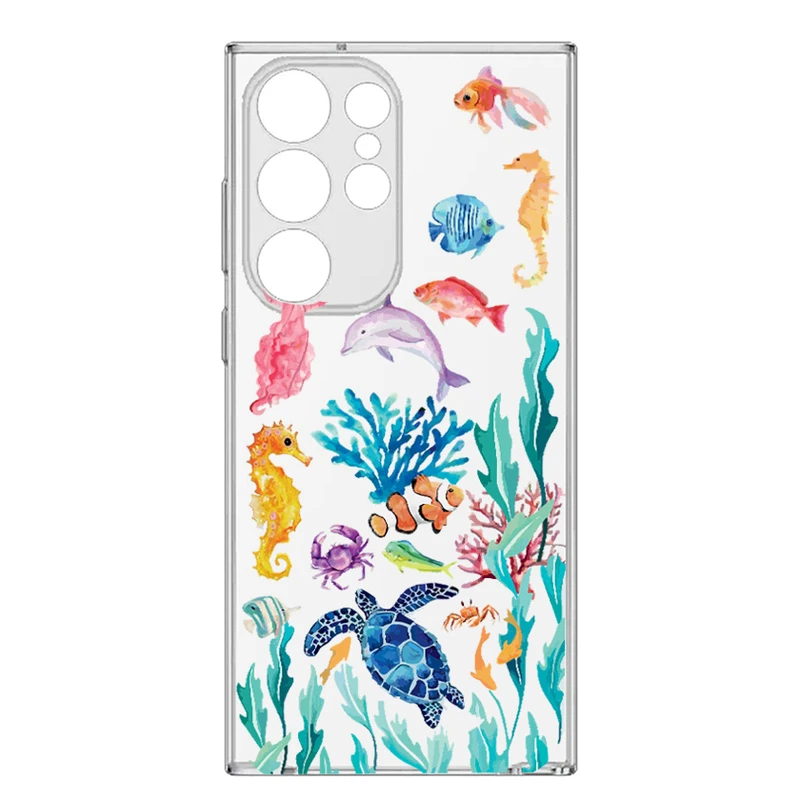 کاور طرح Ocean مناسب برای گوشی موبایل سامسونگ Galaxy S23 Ultra  