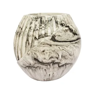 گلدان بتنی مدل شیاردار طرح اطلس کد 02