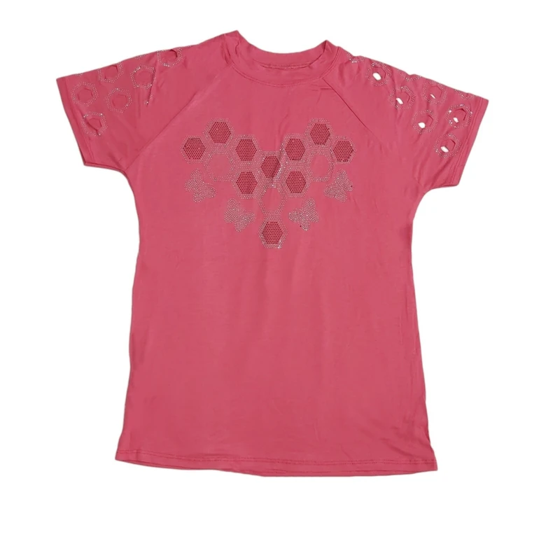 تی شرت آستین کوتاه زنانه مدل ویسکوز 544