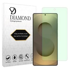 Diamond Hydrogel model anti green Screen Protector for Samsung Galaxy S25 Ultra mobile phone