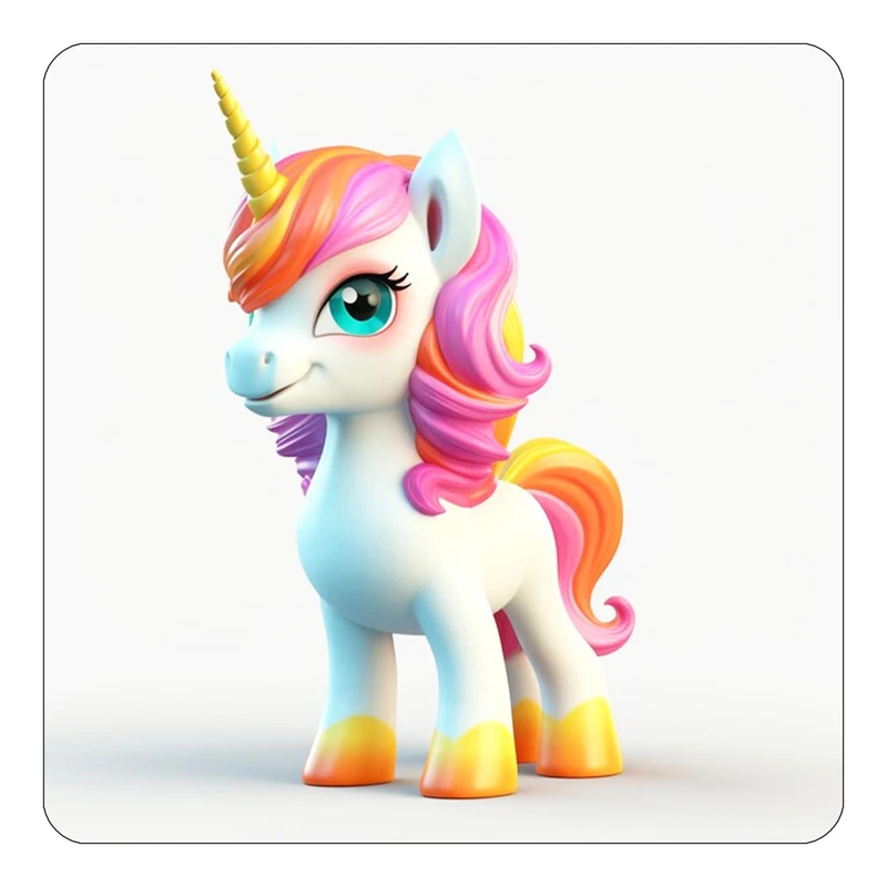 مگنت کاکتی طرح اسب تک شاخ و یونیکورن مدل mp29081