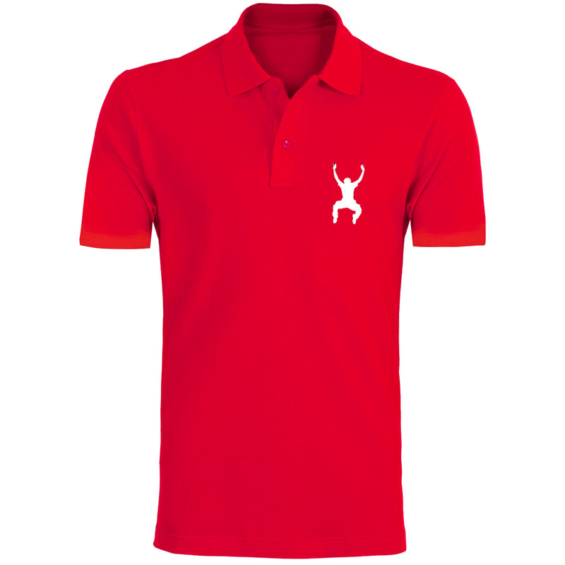 پولوشرت آستین کوتاه مردانه مدل تنها EE103 رنگ قرمز