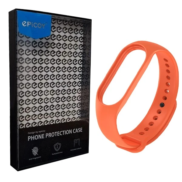 بند اپیکوی مدل SiliconBand مناسب برای ساعت هوشمند شیائومی Mi band 5 / 6 / 7
