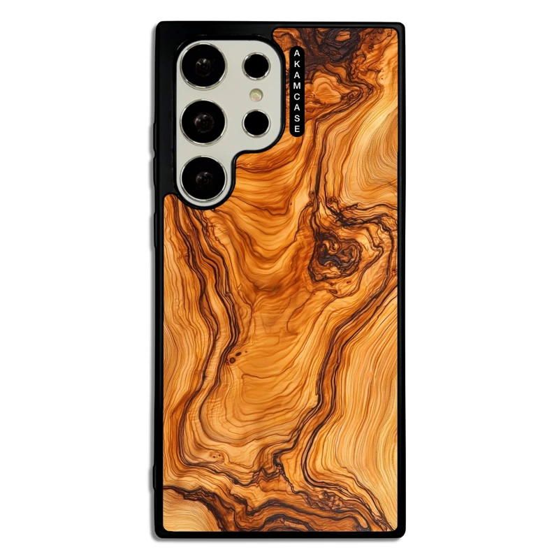 کاور آکام مدل AMC-WSGS23U-WOOD-25 مناسب برای گوشی موبایل سامسونگ Galaxy S23 Ultra