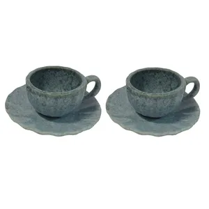 فنجان و نعلبکی قهوه خوری کد 1303 بسته 2 عددی