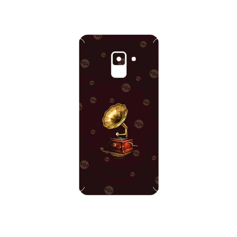 برچسب پوششی ماهوت مدل Gramophone Nostalgia مناسب برای گوشی موبایل سامسونگ Galaxy A8 2018
