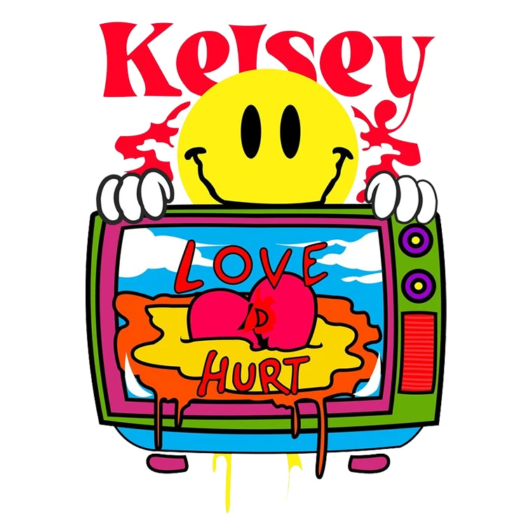 استیکر پارچه و لباس پاد آفرین مدل کارتونی کد S1589