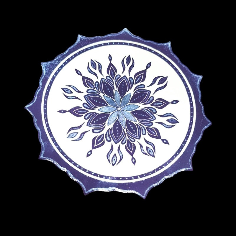 بشقاب دیوارکوب سفالی طرح سنتی 
