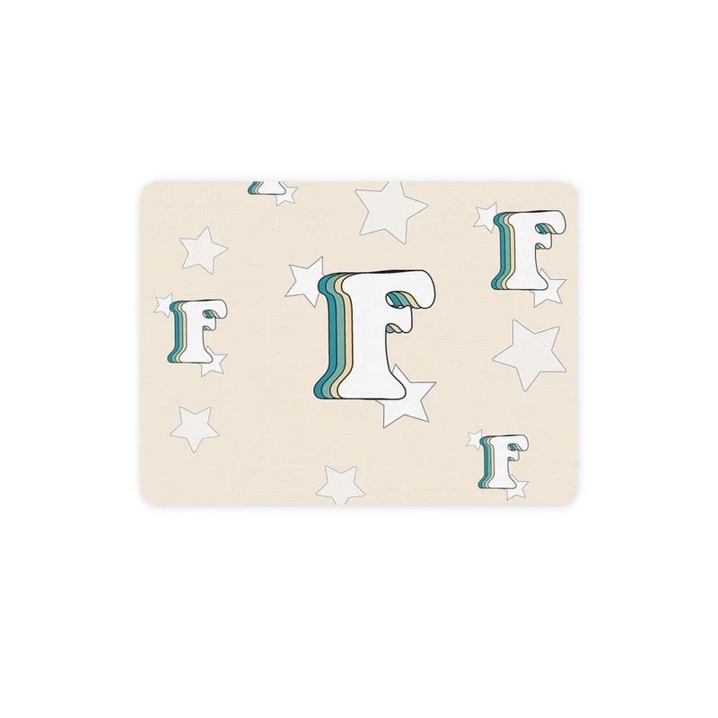 ماوس پد ترمه طراحان ایده مدل حرف F رترو کد cfp2930