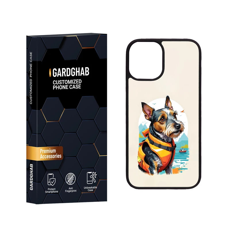 کاور گارد قاب مدل دور ژله ای هنری مناسب برای گوشی موبایل اپل iPhone 12 Mini