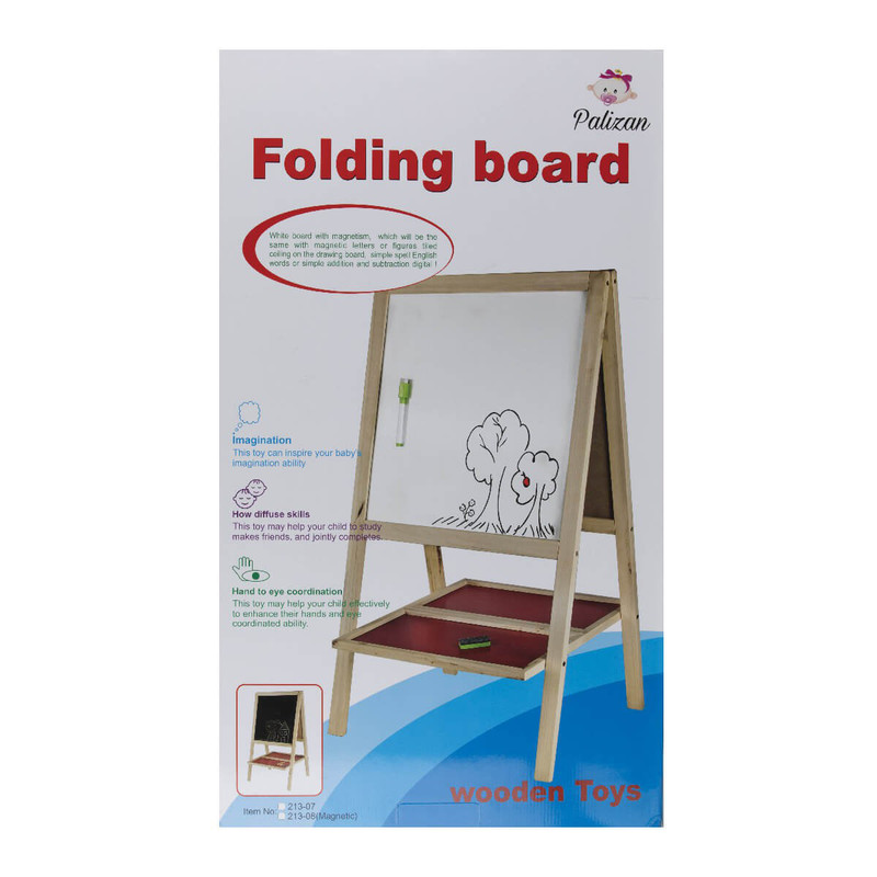 تخته دورو پالیزان کد 43 سایز 80x45 سانتی متر به همراه ماژیک و تخته پاک کن