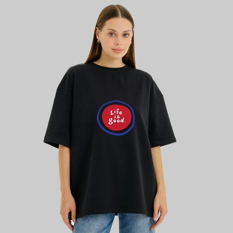 تی شرت زنانه پنبه دورو مینیمال طرح متن انگیزشی