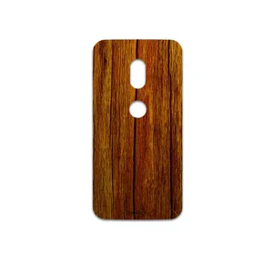 MAHOOT Orange-Wood Cover Sticker for Motorola Moto G4 Play