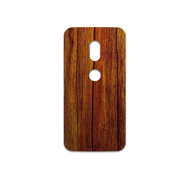برچسب پوششی ماهوت مدل Orange-Wood مناسب برای گوشی موبایل موتورولا Moto G4 Play