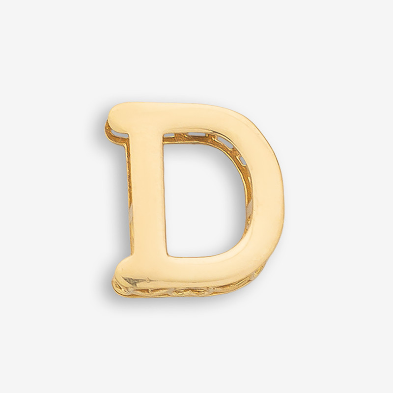 آویز گردنبند طلا 18 عیار زنانه گالری طلای مهرسین طرح حرف D
