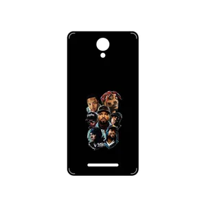 MAHOOT Great Rappers Digital Art Cover Sticker for Xiaomi Redmi Note 2