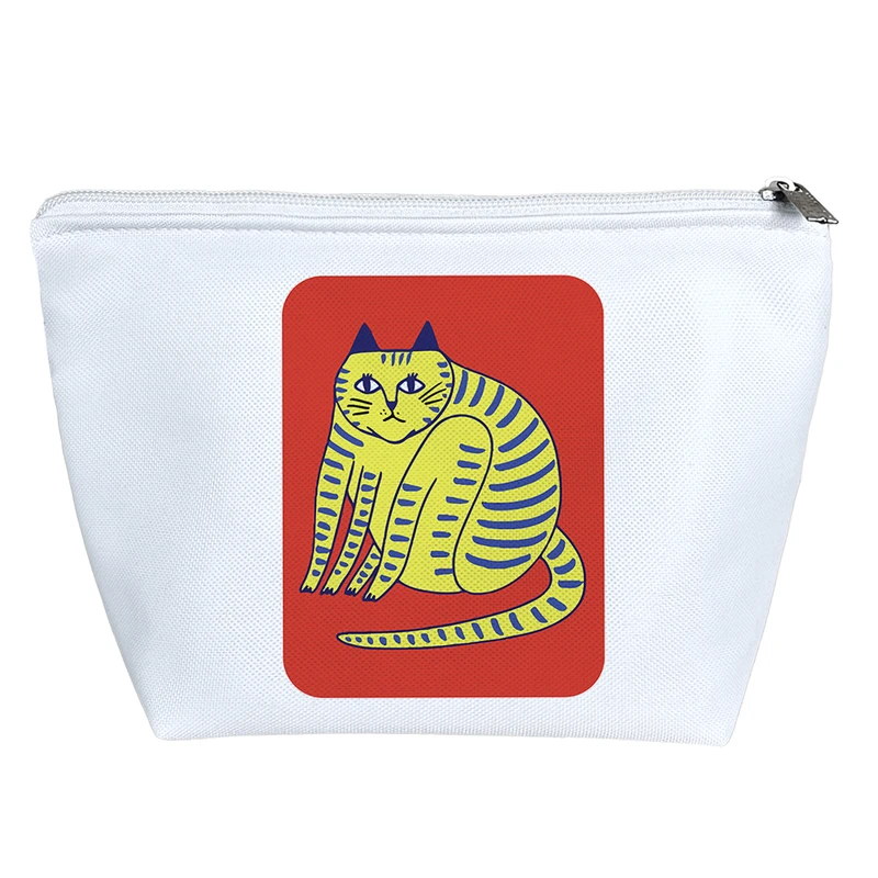 کیف لوازم آرایش دخترانه خندالو مدل گربه کد 7173