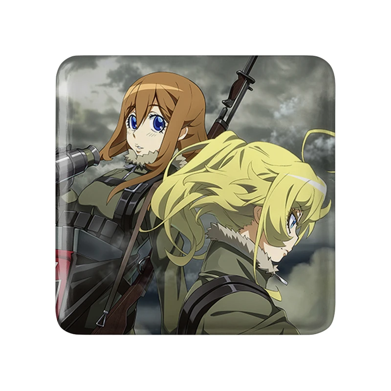 پیکسل خندالو طرح تانیا و سربریاکوف انیمه یوجو سنکی مدل مربعی کد 34718