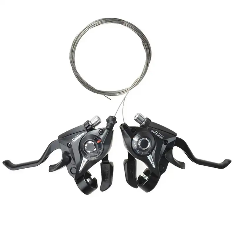 دسته دنده دوچرخه شیمانو مدل ST-EF51-3Lx7R بسته 2 عددی