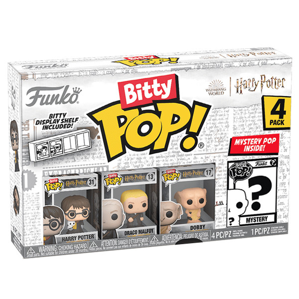 اسباب بازی شانسی فانکو مدل مینی فیگور هری پاتر Funko Bitty Pop بسته چهار عددی