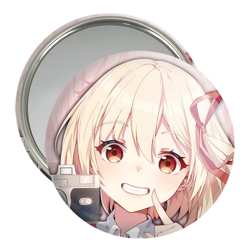 آینه جیبی خندالو مدل چیساتو انیمه لیکوریس ریکویل کد 23089