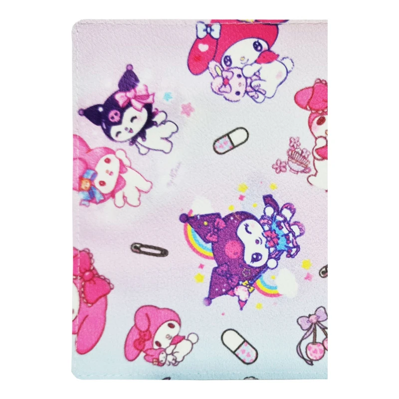 جلد شناسنامه زنانه طرح کرومی و ملودی رنگین کمانی کد IDC120871