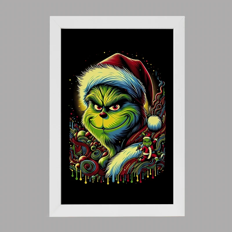 تابلو خندالو مدل گرینچ (Grinch) کد F8087