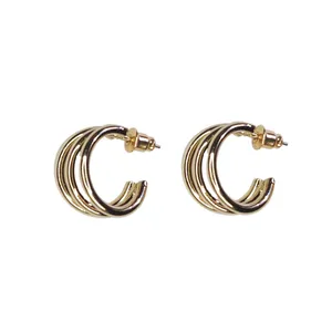 گوشواره زنانه آی ام مدل چند حلقه