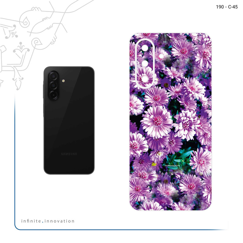 برچسب پوششی ماهوت مدل Purple_Flower مناسب برای گوشی موبایل سامسونگ Galaxy A26