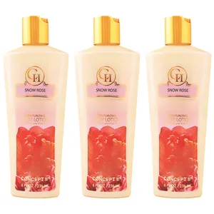 لوسیون بدن کاسپت تو مدل  SNOW ROSE حجم 236 میلی لیتر مجموعه 3 عددی