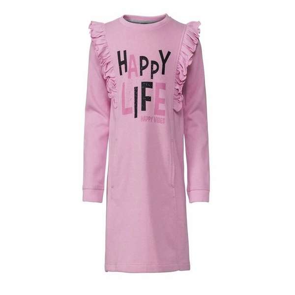 پیراهن دخترانه لوپیلو مدل 01 رنگ صورتي