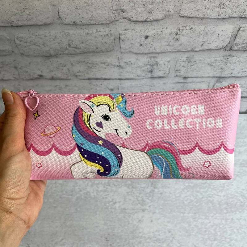 جامدادی مدل تک زیپ طرح یونیکورن کد 538