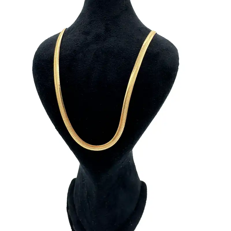 گردنبند زنانه ژوپینگ مدل ماری پهن کد 100