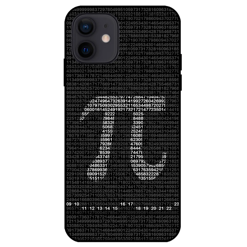 کاور مگافون طرح عدد پی مدل 7240 مناسب برای گوشی موبایل اپل iPhone 12 mini