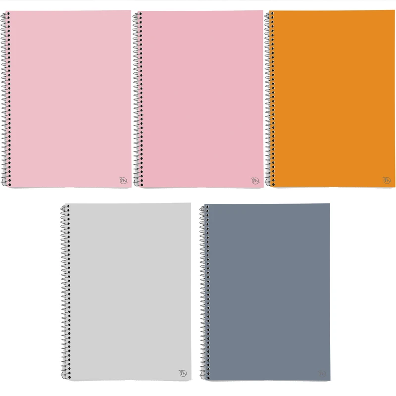 دفتر مشق 50 برگ مدوپد طرح ساده کد BD10167 مجموعه 5 عددی