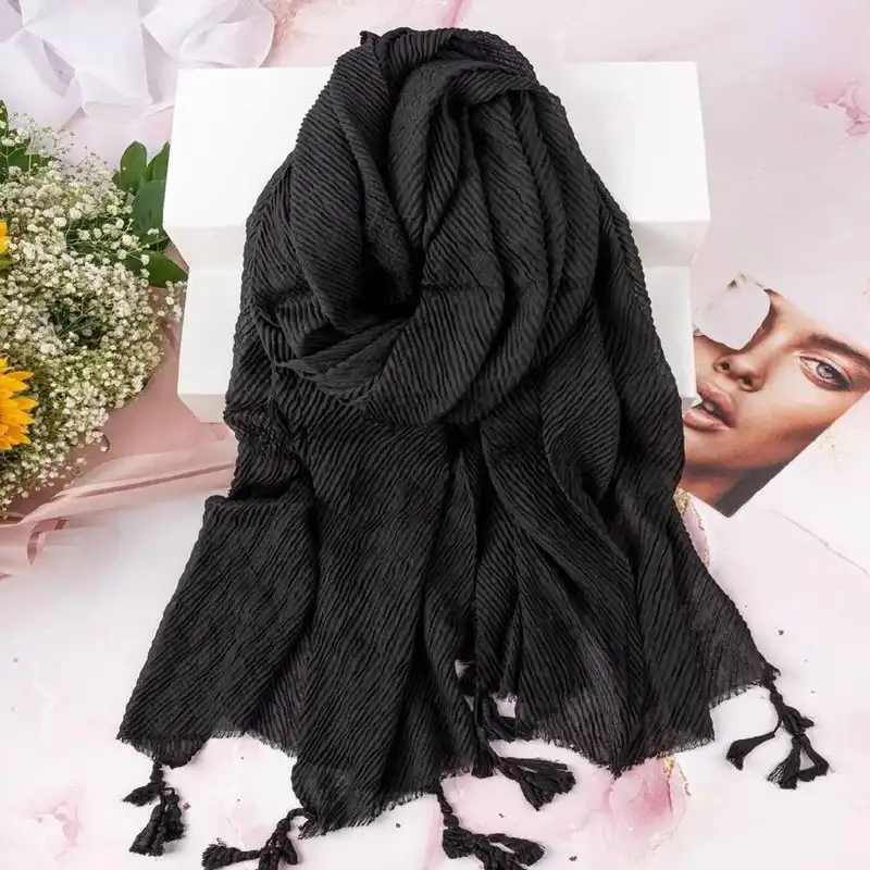 شال زنانه مدل پلیسه