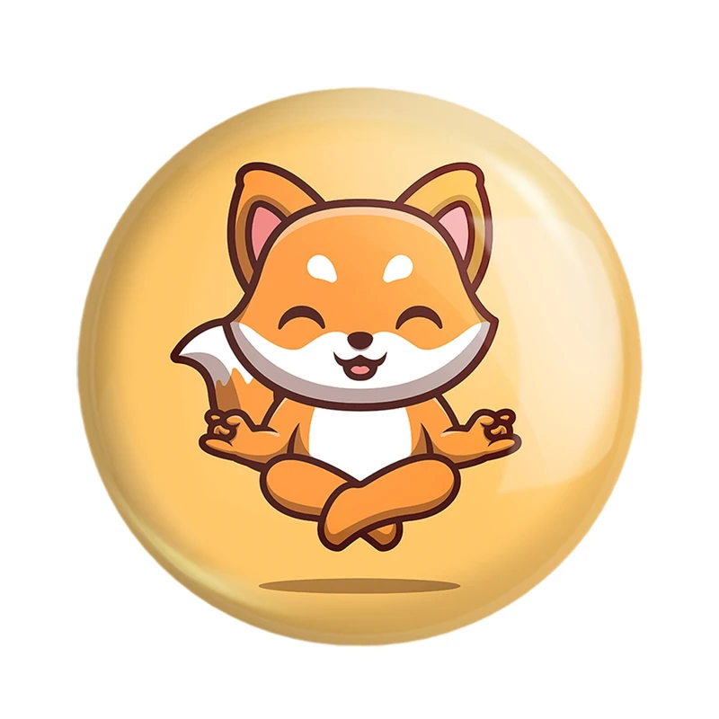 مگنت خندالو مدل حیوانات بامزه روباه کد 29447