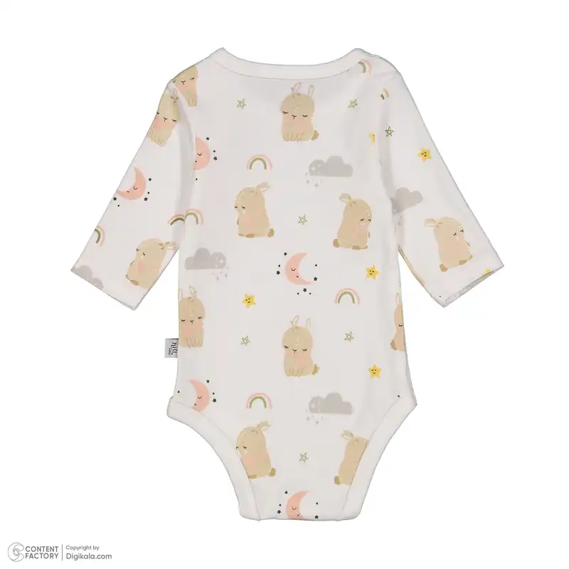 ست 3 تکه لباس نوزادی دخترانه ایندیگو مدل 4074