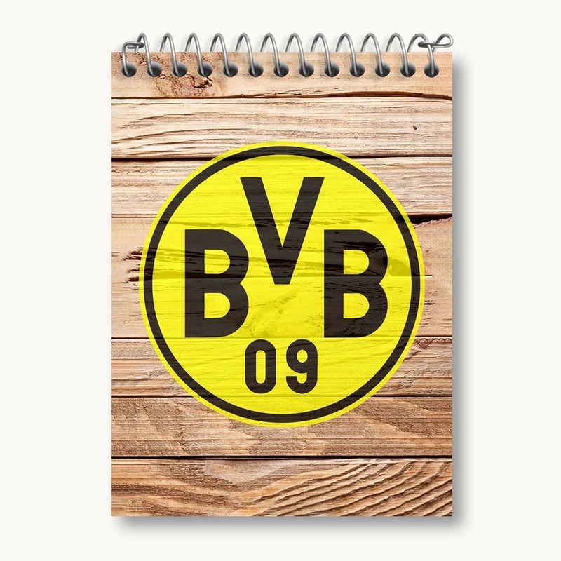 دفتر یادداشت 50 برگ خندالو مدل باشگاه دورتموند کد 27454