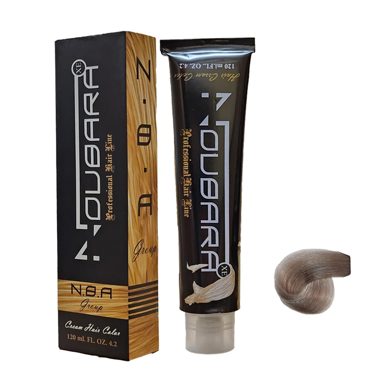 رنگ مو نوباراکس سری N B A شماره 9.1/2.1 حجم 120 میلی لیتر رنگ بلوند نقره ای روشن