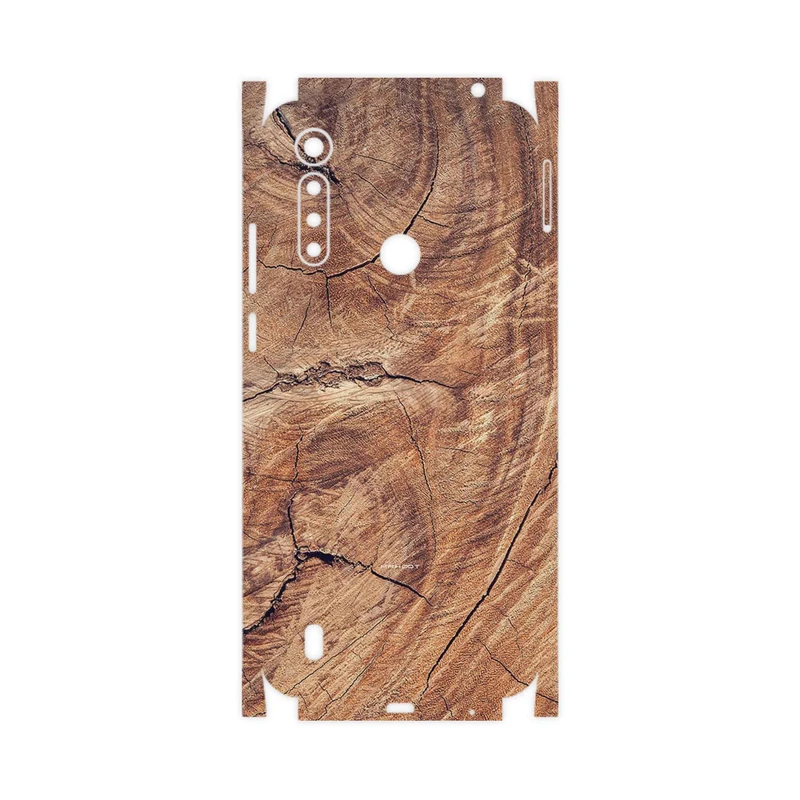 برچسب پوششی ماهوت مدل Wood Texture 5-FullSkin مناسب برای گوشی موبایل موتورولا Moto G8 Power Lite